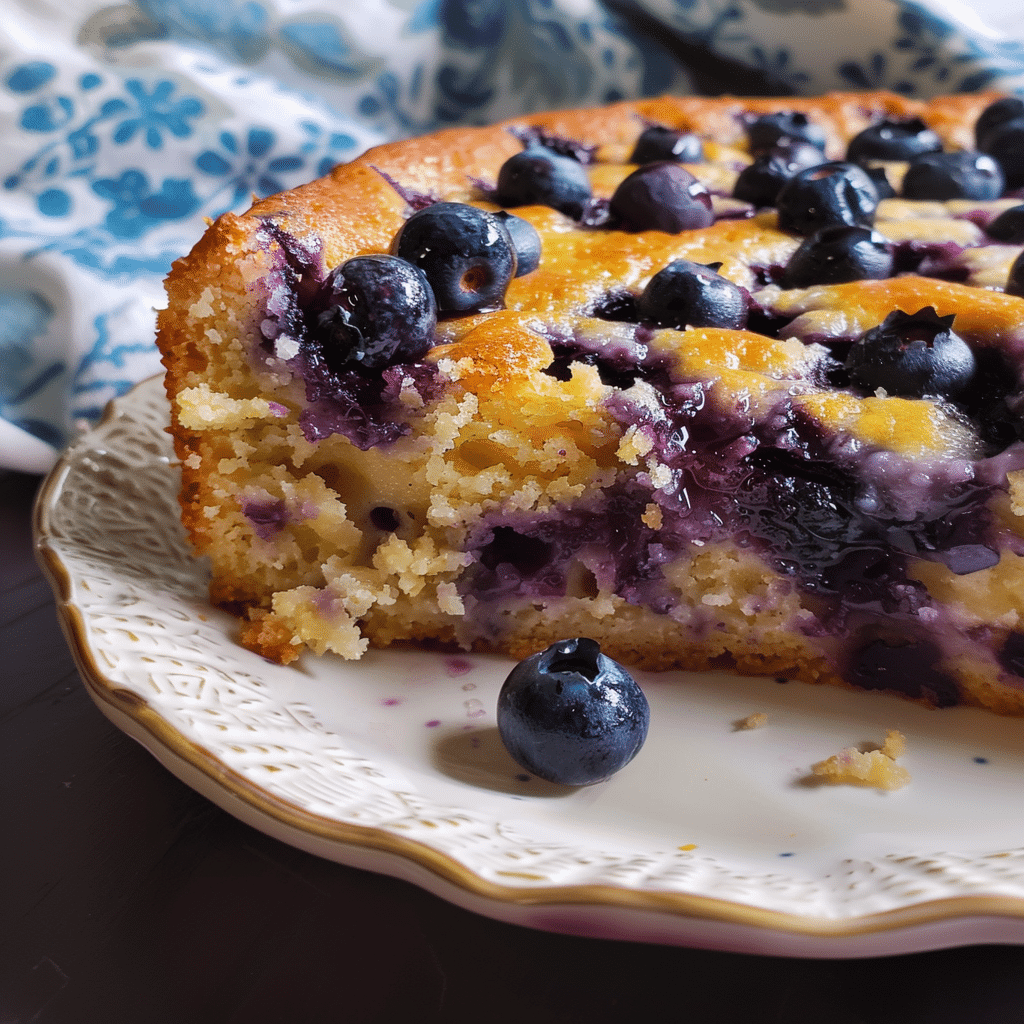 lemon blueberry olive oil cake gluten free